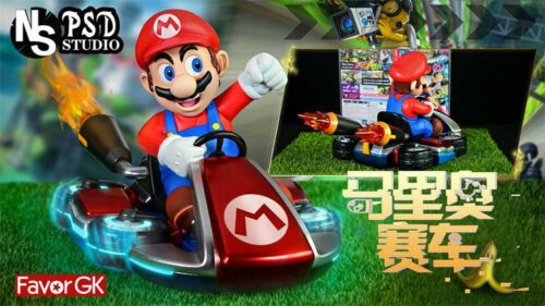 Mario Kart 8 Anti-Gravity R/C Racer - Super Mario Resin Statue - PSD Studios [In Stock] - Mario, Super Mario