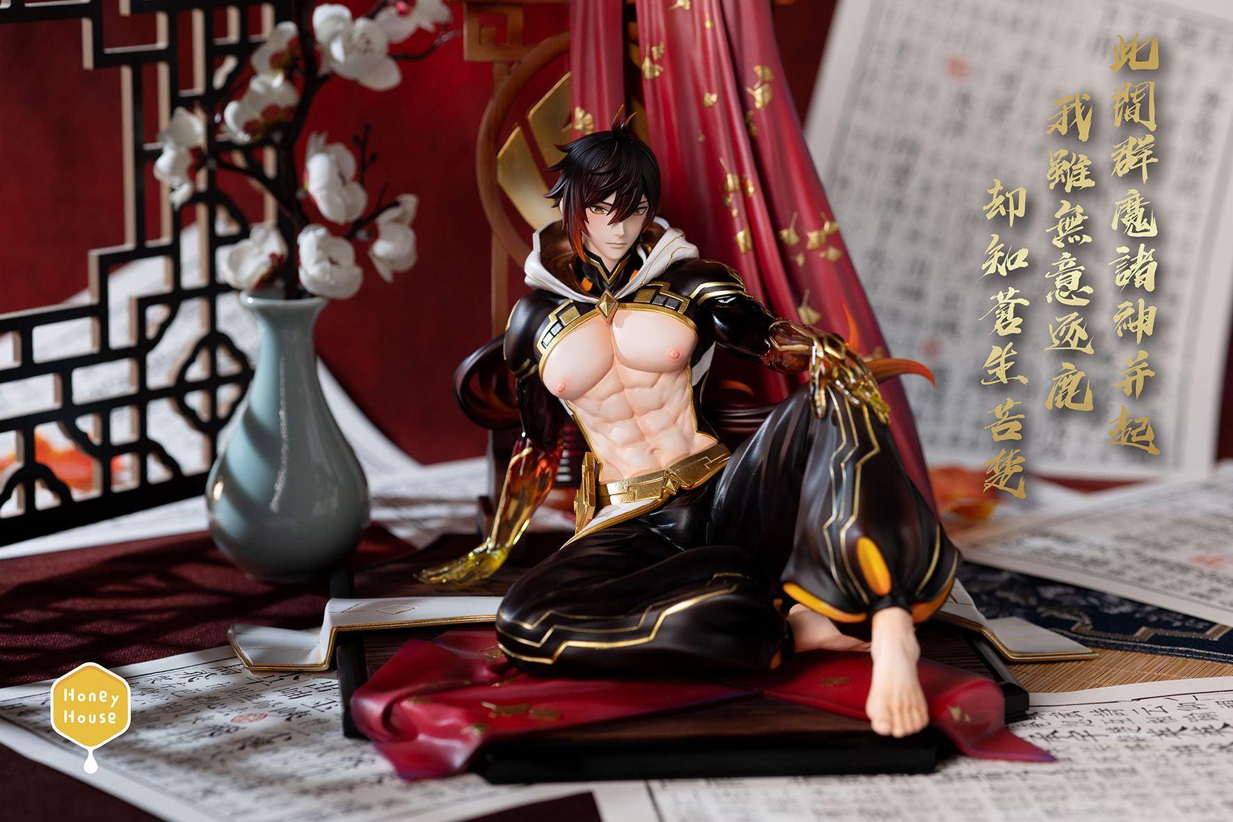 Morax/ Zhongli - Genshin Impact Resin Statue - Honey House Studios [Pre-Order] - Genshin Impact, R18, R18 Man