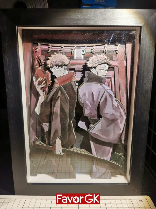 A4 Size Yuji Itadori & Ryomen Sukuna 3D Decoration Painting - Jujutsu Kaisen - Raven Studio [In Stock] - Jujutsu Kaisen