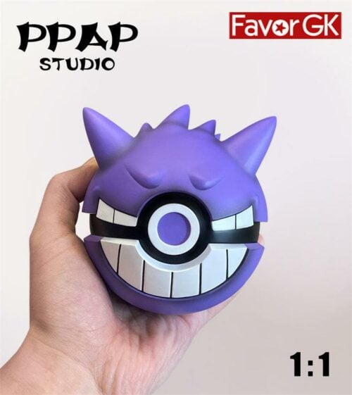 1:1 Scale Gengar Pokeball - Pokemon Resin Statue - PPAP Studios [In Stock] - Pokemon