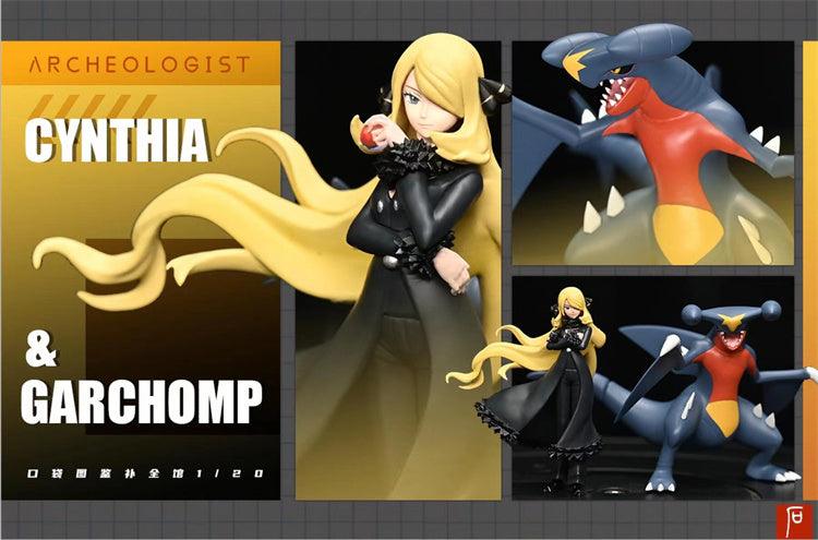 1/20 Scale World Zukan Cynthia & Garchomp - Pokemon Resin Statue - TuJianBuQuan Studios [In Stock] - 1/20 Scale, Pokemon, Zukan