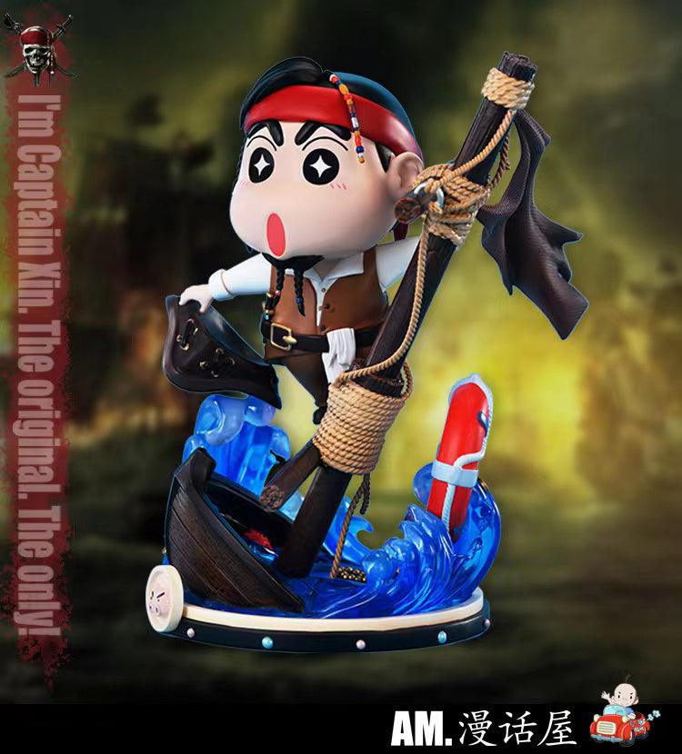 The Caribbean Pirate Cosplay Shin-chan/ Shinnosuke Nohara - Crayon Shin-chan Resin Statue - A.M. Sandsculpture Studios [Pre-Order] - Crayon Shin-chan