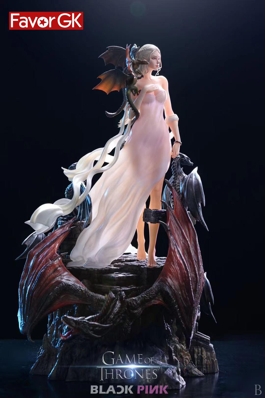 1/5 Scale Daenerys Targaryen - Game of Thrones Resin Statue - Black Pink Studios [In Stock] - Game of Thrones