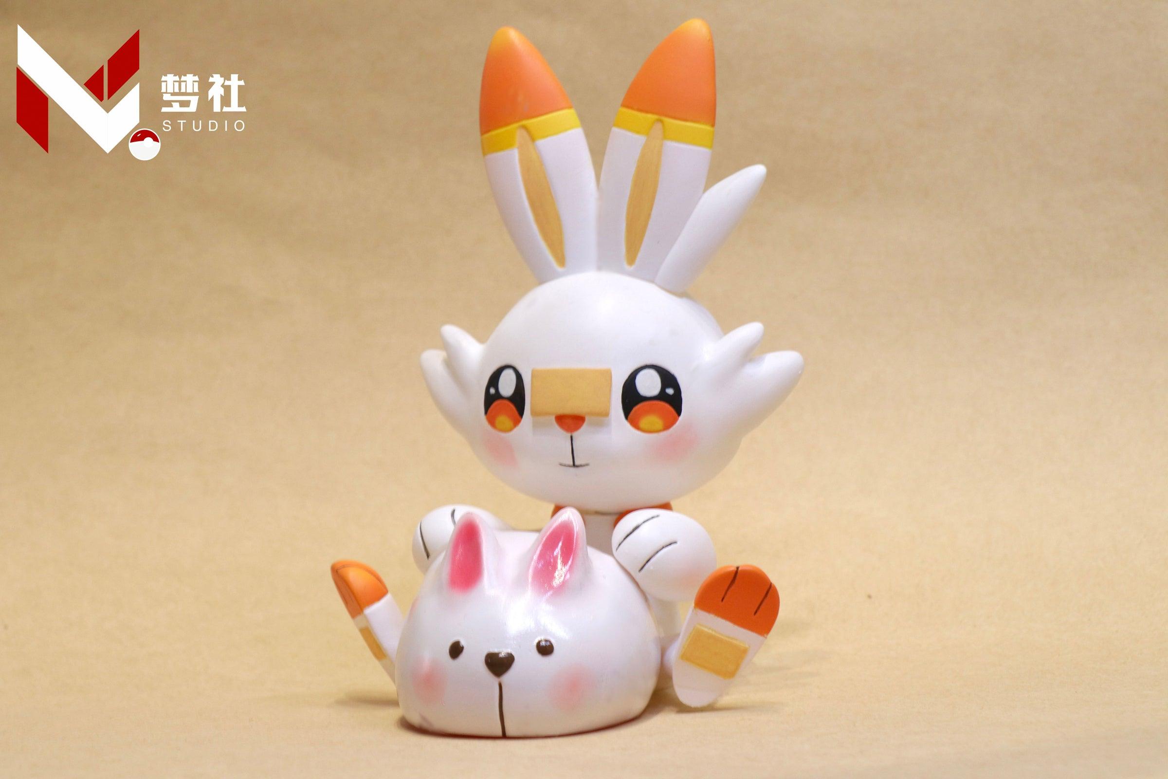 Lantern Festival Scorbunny - Pokemon Resin Statue - MengShe Studio [Pre-Order] - Pokemon