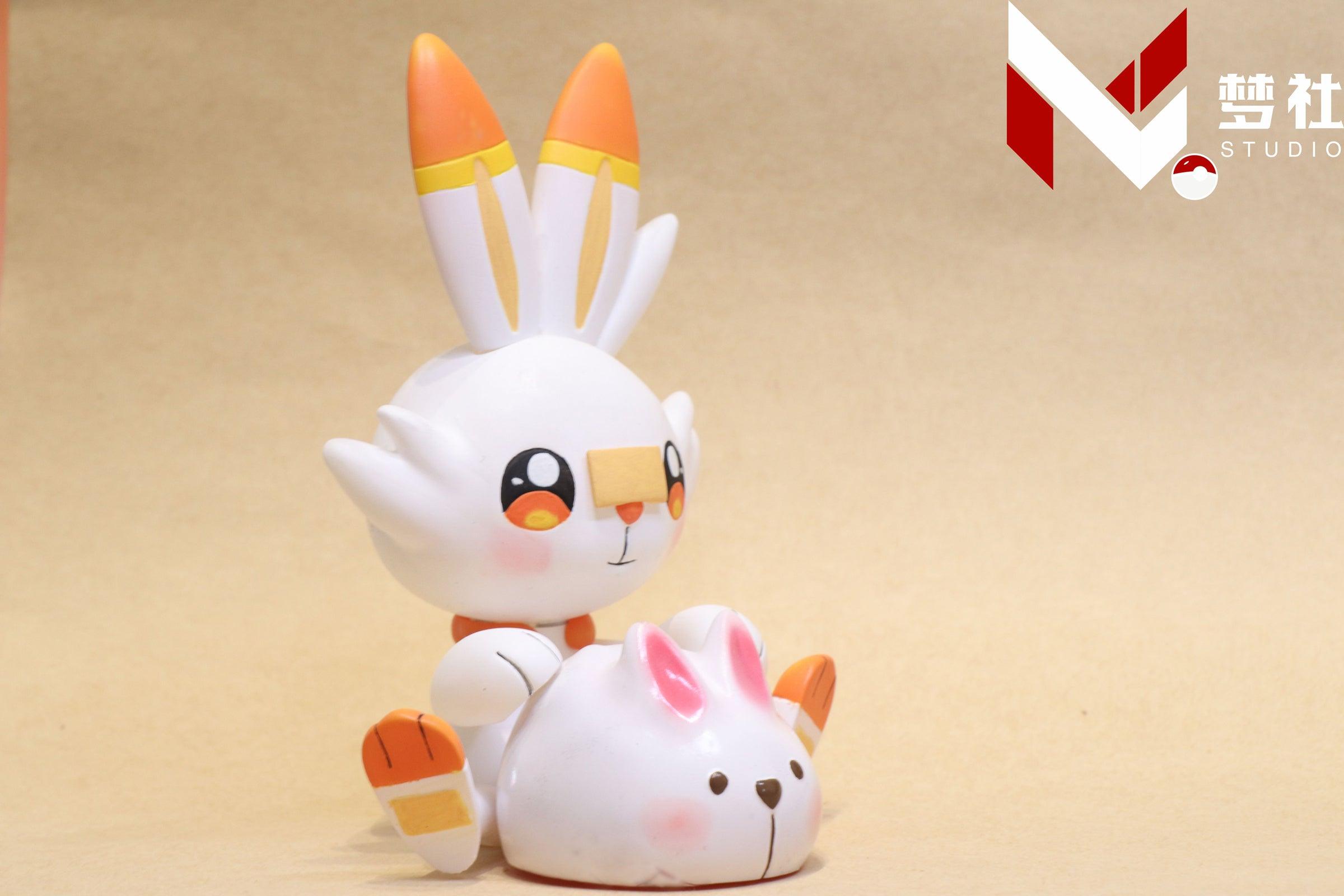 Lantern Festival Scorbunny - Pokemon Resin Statue - MengShe Studio [Pre-Order] - Pokemon