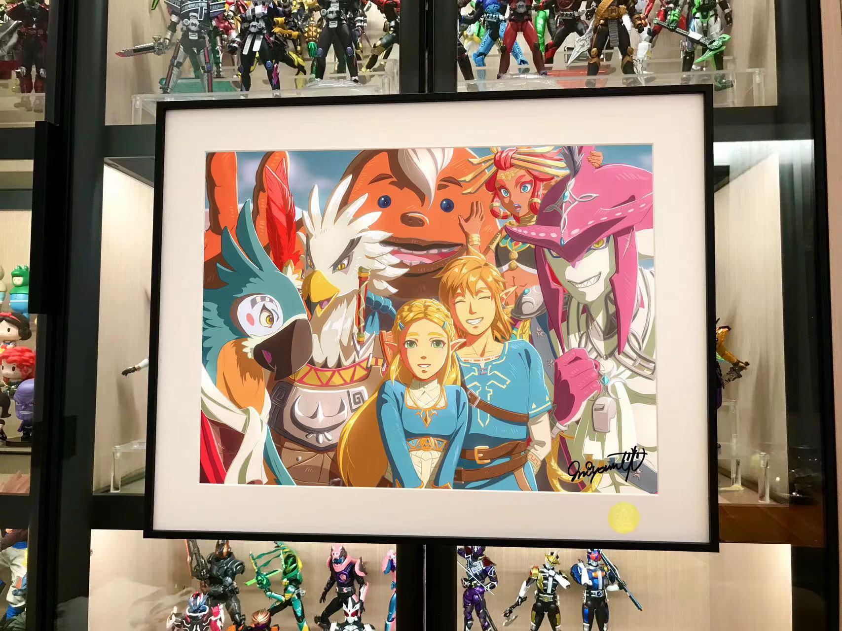 Characters of The Legend of Zelda: Breath of the Wild Decorative Painting - The Legend of Zelda: Breath of the Wild - Xingkong Studio [Pre-Order] - The Legend of Zelda: Breath of the Wild