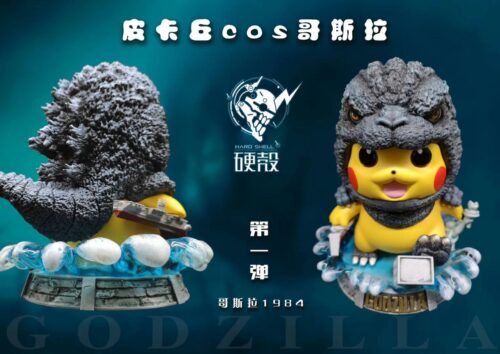 Godzilla Cosplay Pikachu - Pokemon Resin Statue - HARD SHELL Studios [In Stock] - Cosplay Pikachu, Pokemon