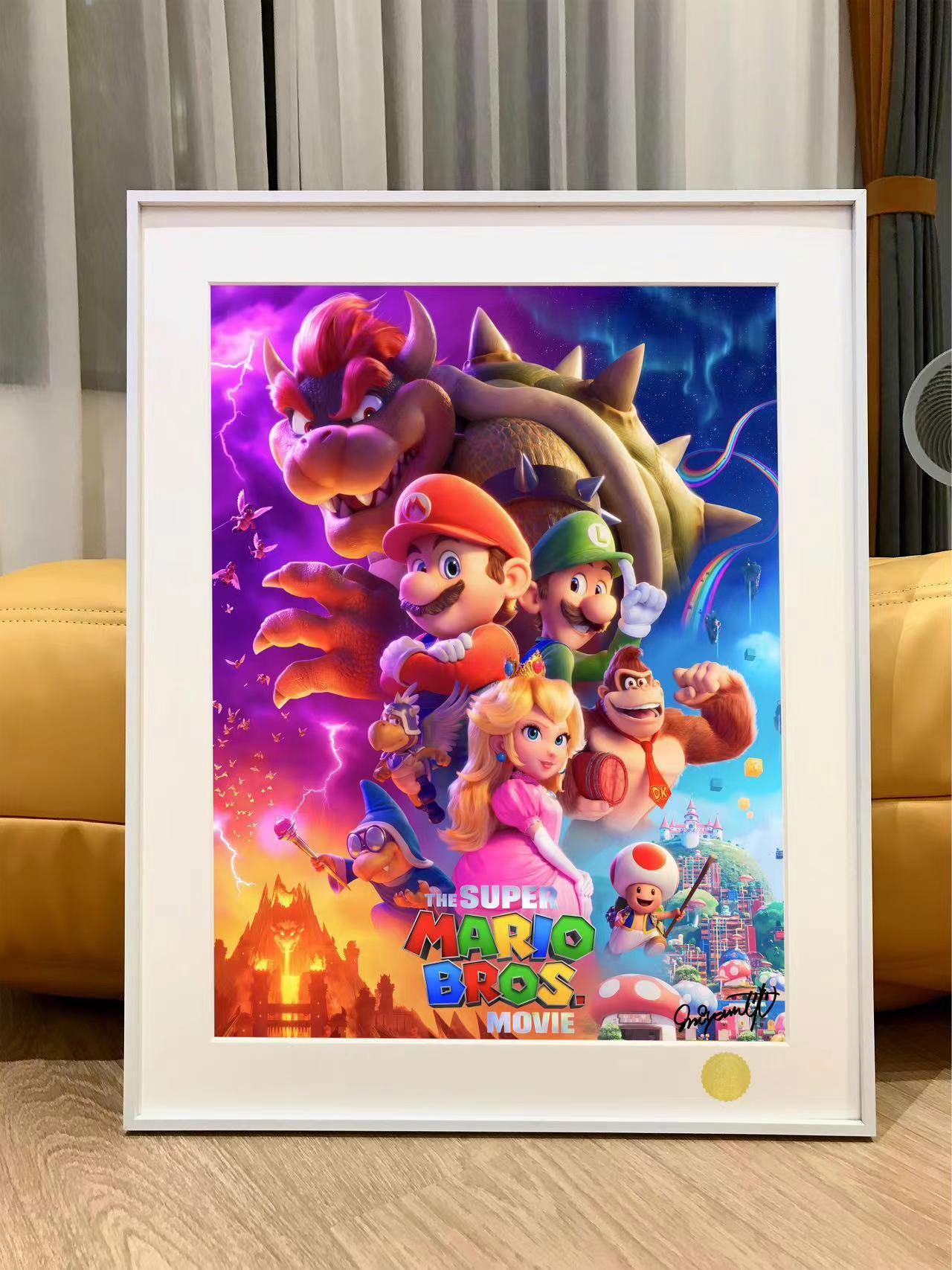 The Super Mario Bros. Movie Main Characters Decorative Painting - Super Mario - Xingkong Studio [Pre-Order] - Super Mario, The Super Mario Bros. Movie