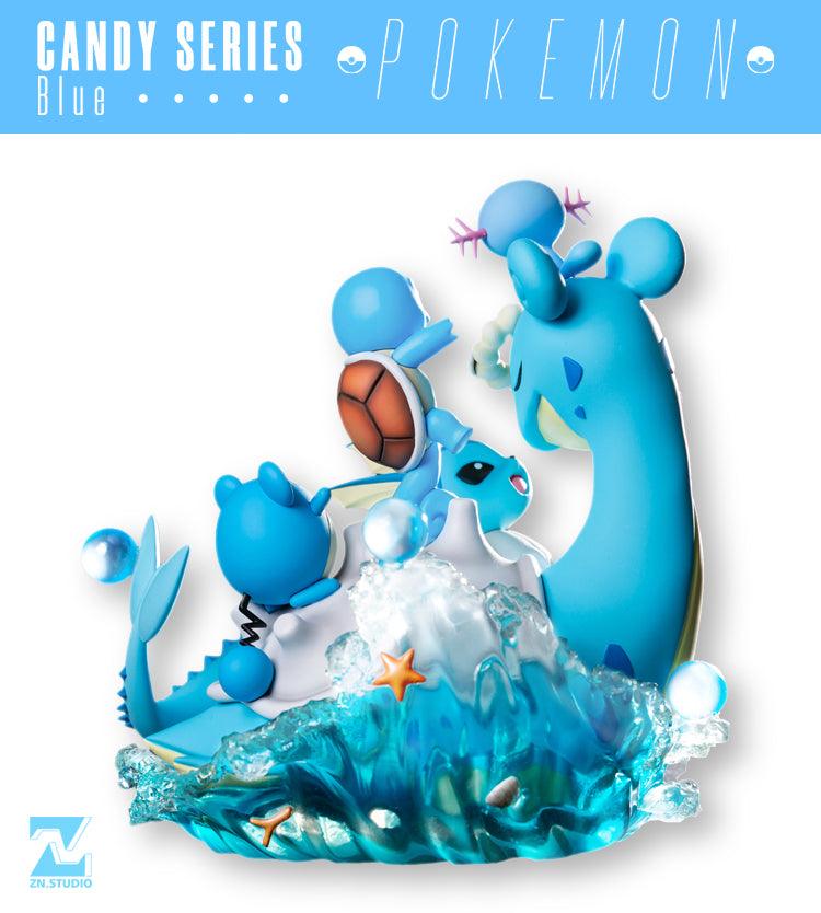 Candy Series Blue Lapras, Squirtle, Vaporeon, Marill and Wooper - Pokemon Resin Statue - ZN Studios [Pre-Order] - FavorGK