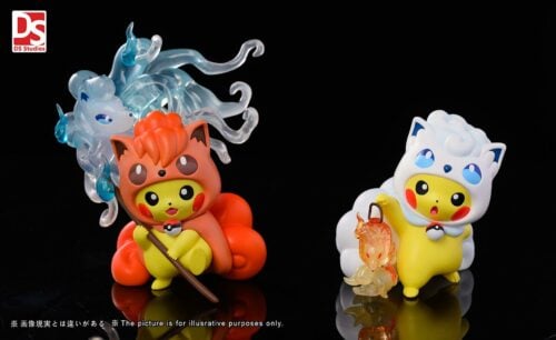 9CM Alolan Vulpix/ Vulpix Cosplay Pikachu - Pokemon Resin Statue - DS Studios [Pre-Order] - FavorGK