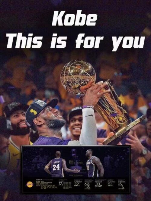 2020 Your Lakes Are Champions Kobe & James Special commemorative decorative painting - NBA [In Stock] - NBA