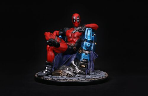 1/6 Scale Sitting Deadpool - MARVEL Resin Statue - PINJIANG Studios [Pre-Order] - MARVEL