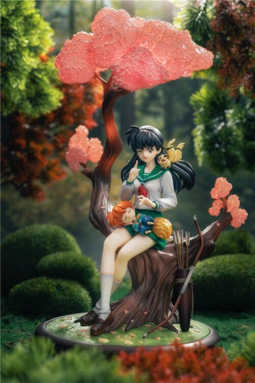 Higurashi Kagome, Shippou & Kirara - InuYasha Resin Statue - HunYu Studios [In Stock] - InuYasha