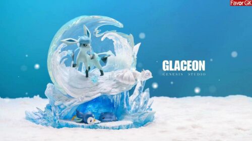 The dance of ice and snow - Glaceon - Pokemon Resin Statue - Gene Studios [In Stock] - Pokemon