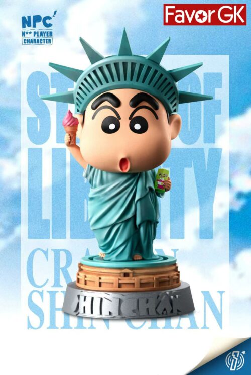 Statue of Liberty Shinnosuke Nohara - Crayon Shin-chan Resin Statue - NPC Studios [Pre-Order] - Crayon Shin-chan