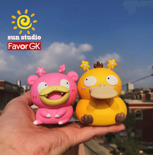 Psyduck & Slowpoke - Pokemon Resin Statue - Sun Studios [In Stock] - Pokemon