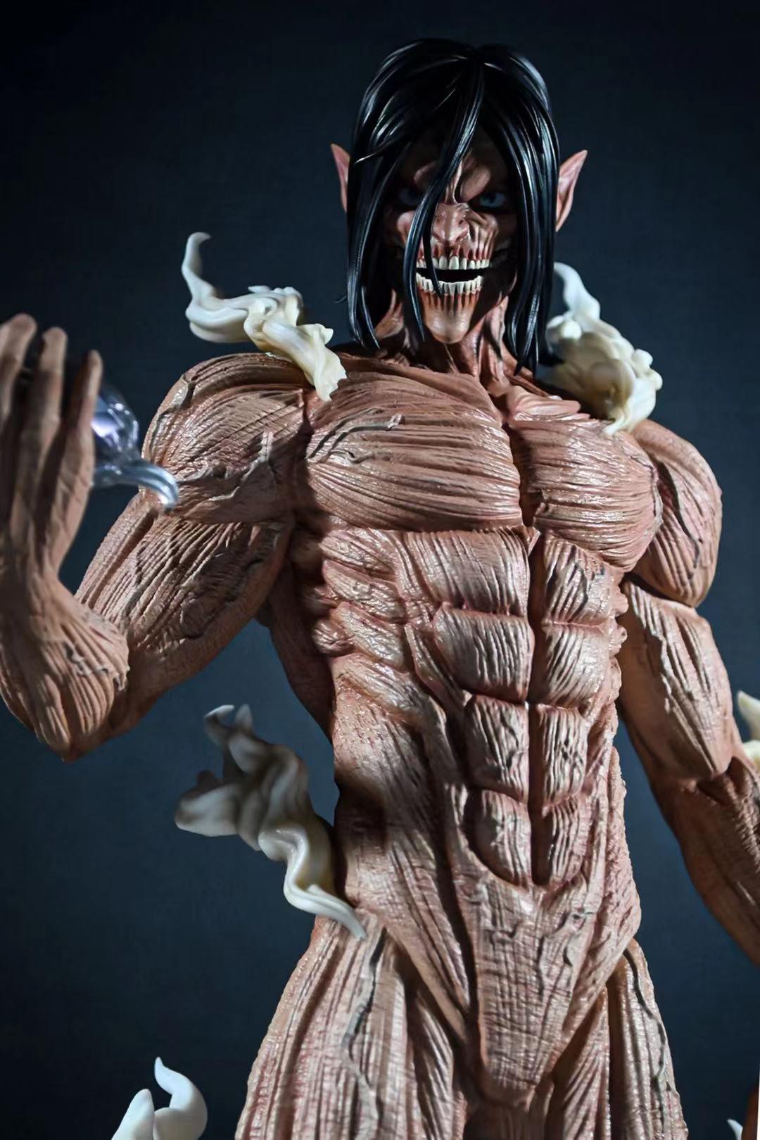 Eren Jaeger with LED - Attack on Titan Resin Statue - AOT Studio [Pre - Attack On Titan Eren Statue Towel Removed