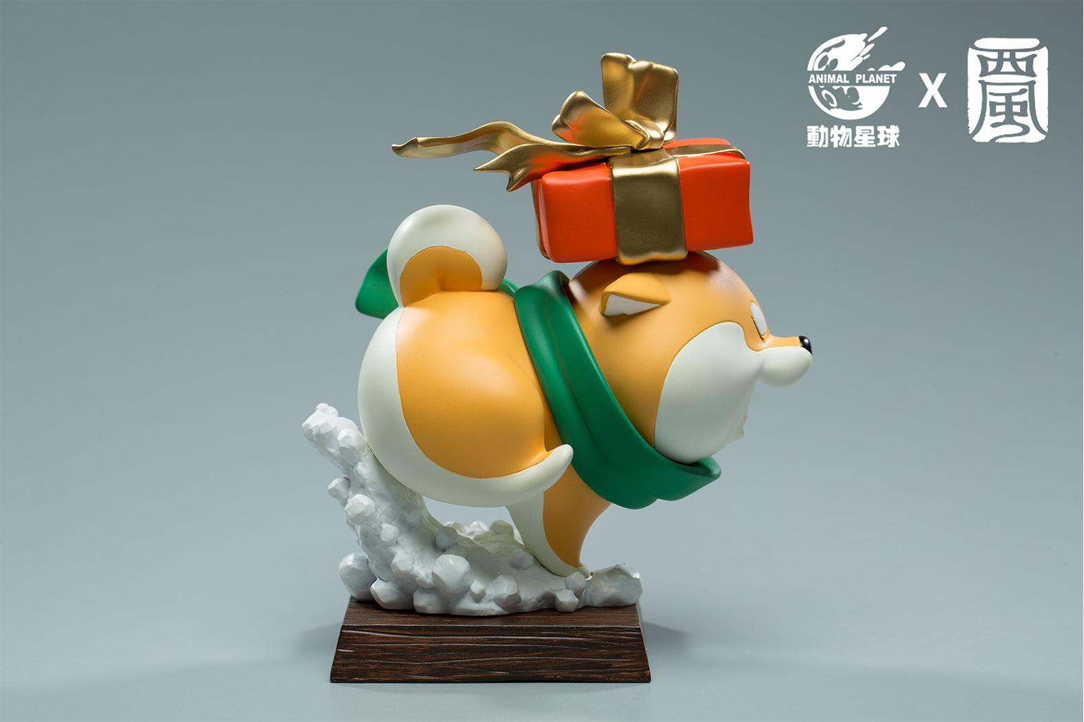 Wolfberry Dog Christmas Special - Original Design Resin Statue - Animal Planet Studios [In Stock] - Christmas Special