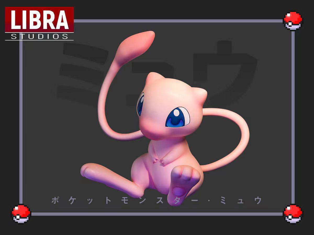 1/2 & 1/10 Scale World Zukan Mew - Pokemon Resin Statue - LIBRA Studios [Pre-Order] - Pokemon, Zukan