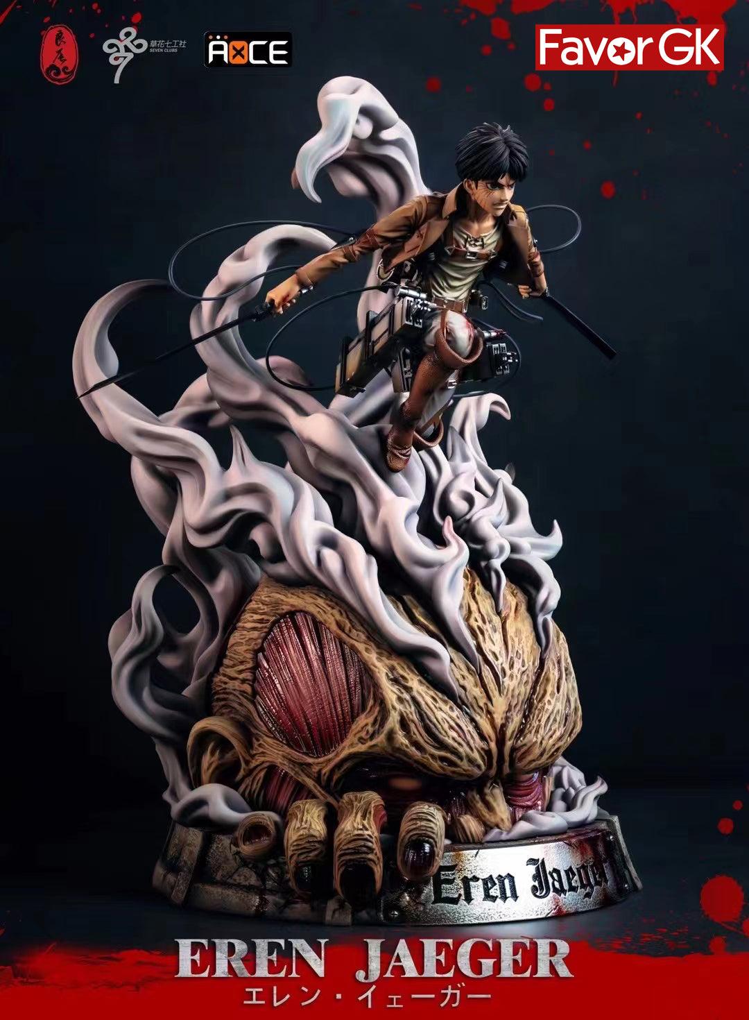1/6 Scale Eren Yeager Attack On Titan Resin Statue LC. Studios [In