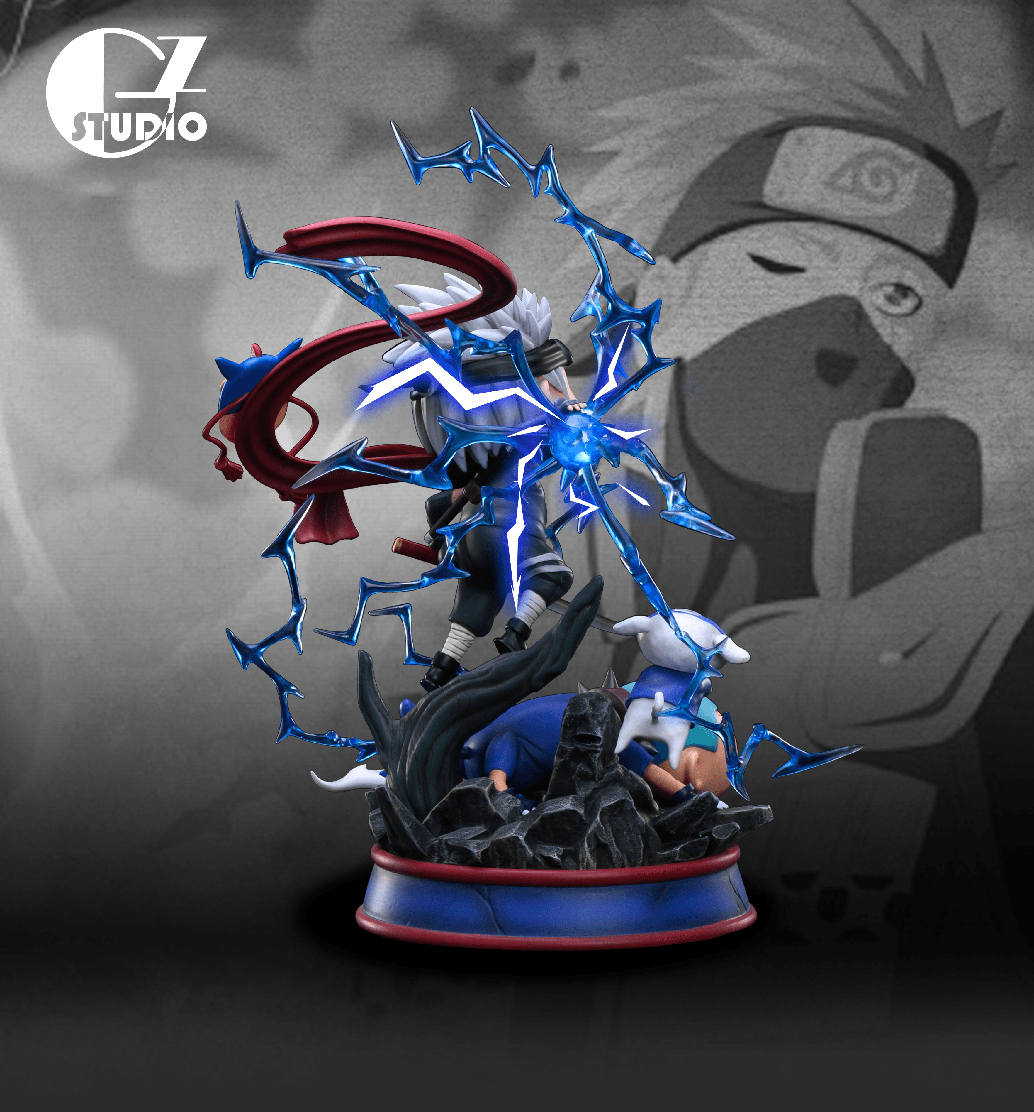 Hatake Kakashi Cosplay Shin-chan - Crayon Shin-chan Resin Statue - GZ Studios [Pre-Order] - Crayon Shin-chan