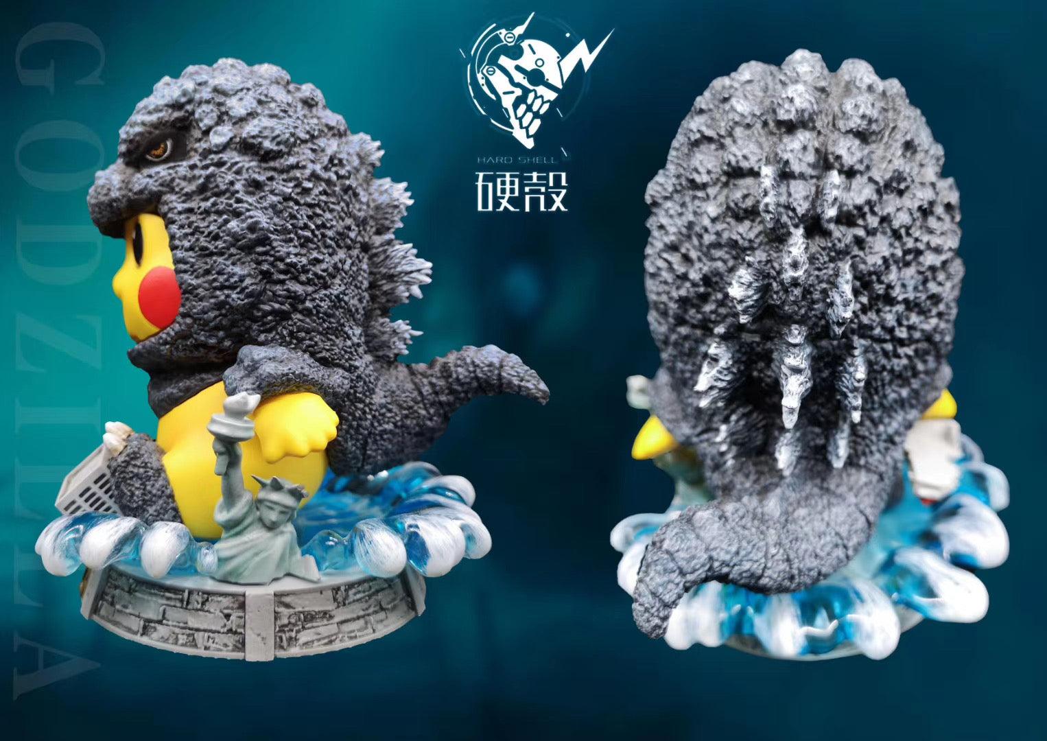 Godzilla Cosplay Pikachu - Pokemon Resin Statue - HARD SHELL Studios [In Stock] - Cosplay Pikachu, Pokemon