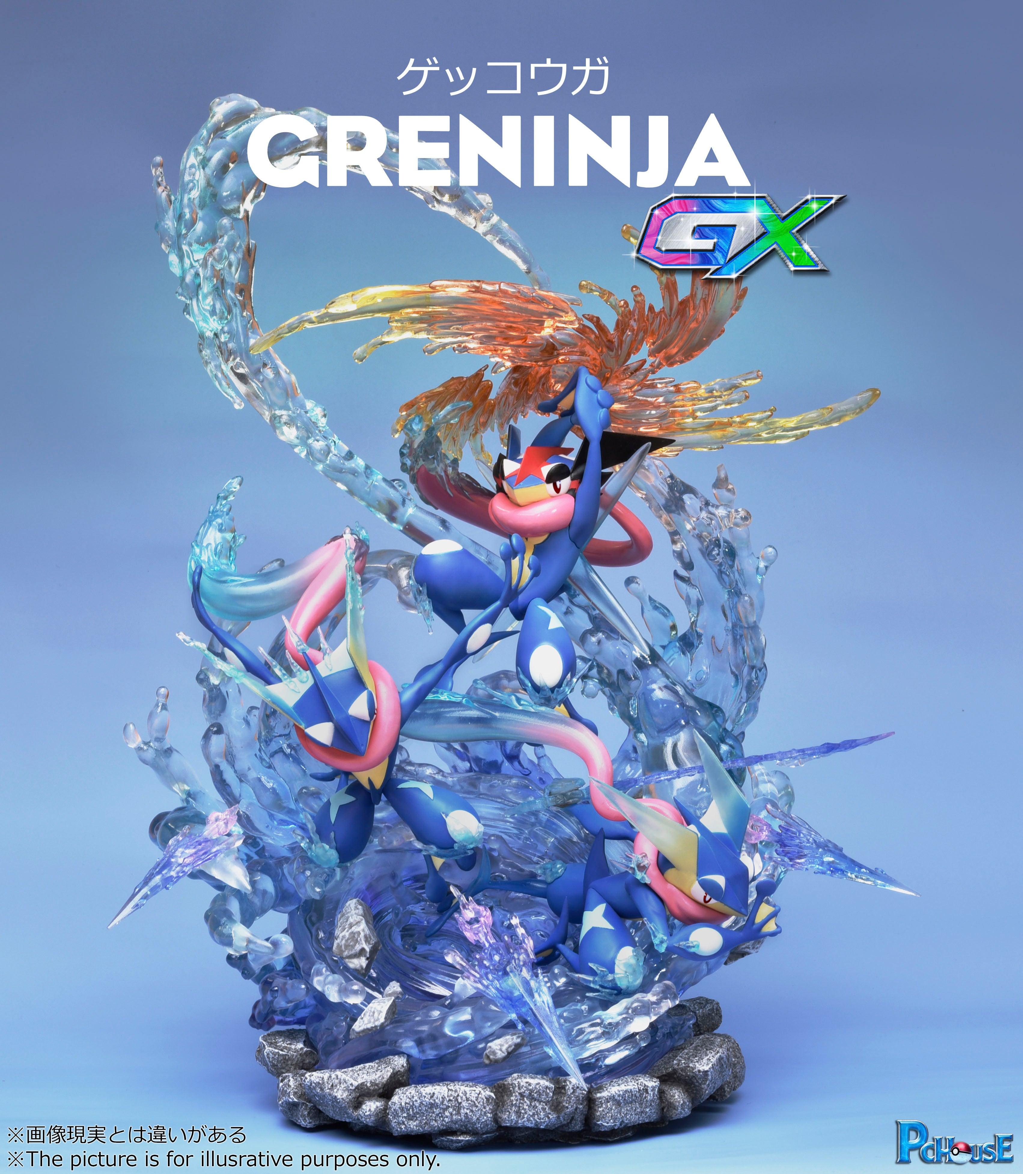 Greninja With Led - Pokemon Resin Statues - PCHouse Studios [Pre-Order] - Pokemon