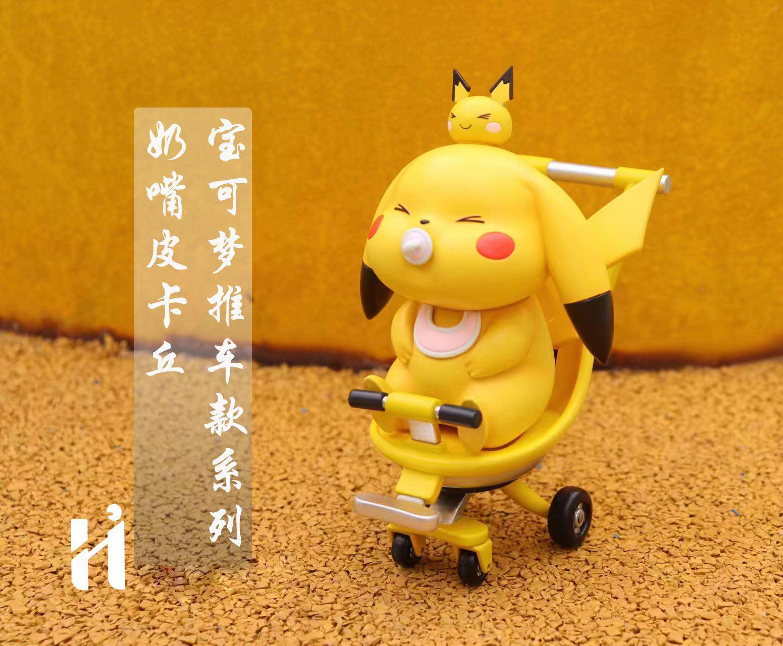 Stroller Series Pacifier Pikachu - Pokemon Resin Statue - HiHi Studios [Pre-Order] - Pikachu, Pokemon