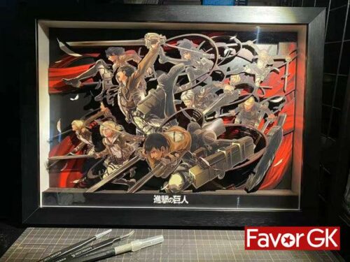 A3 Size Survey Corps 3D Decorative Painting - Attack On Titan - Raven Studio [In Stock] - Attack on Titan