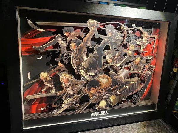 A3 Size Survey Corps 3D Decorative Painting - Attack On Titan - Raven Studio [In Stock] - Attack on Titan
