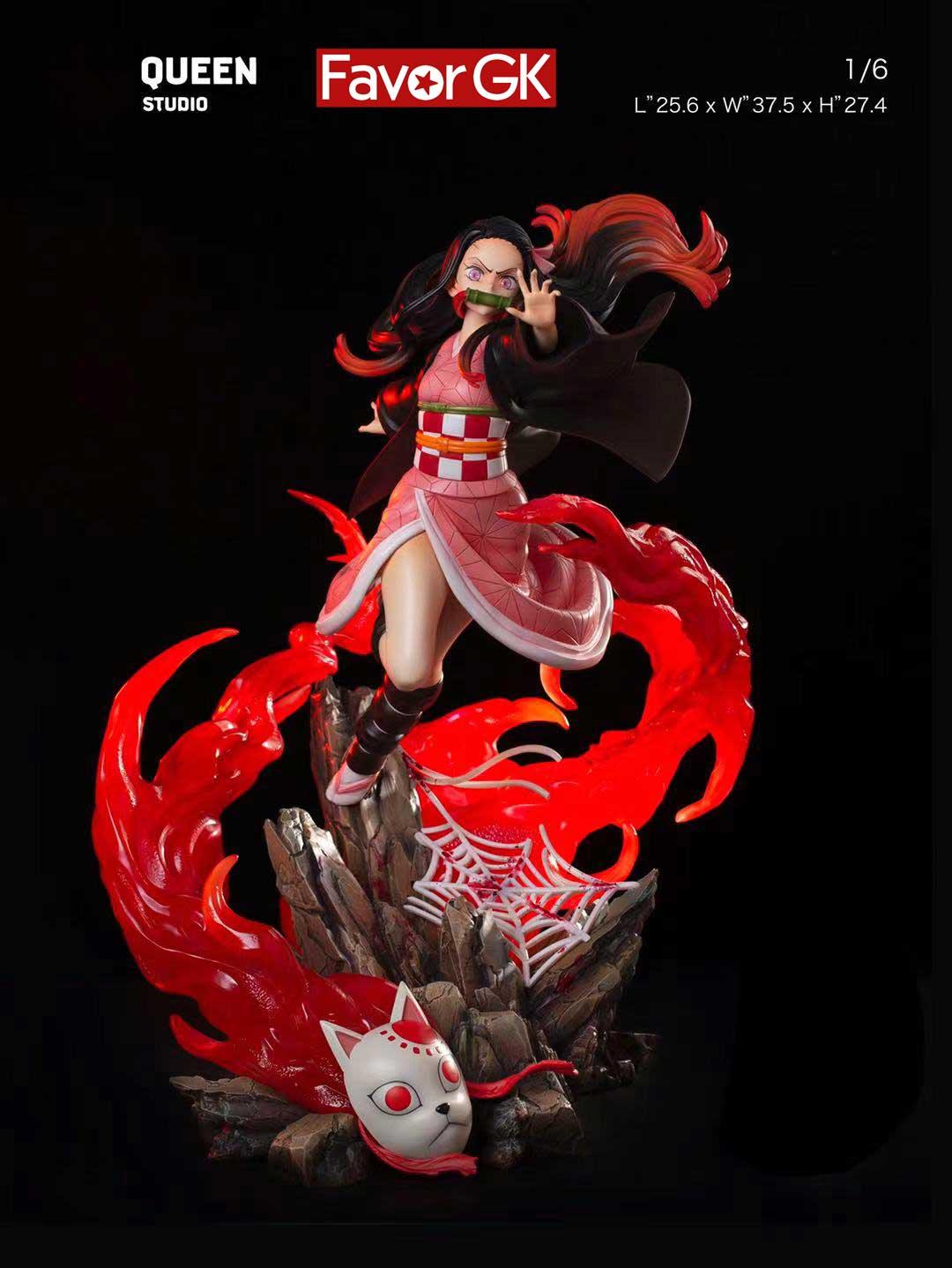 1/6 Scale Kamado Nezuko - Demon Slayer: Kimetsu no Yaiba Resin Statue - QUEEN Studios [In Stock] - Demon Slayer: Kimetsu No Yaiba, Kamado Nezuko