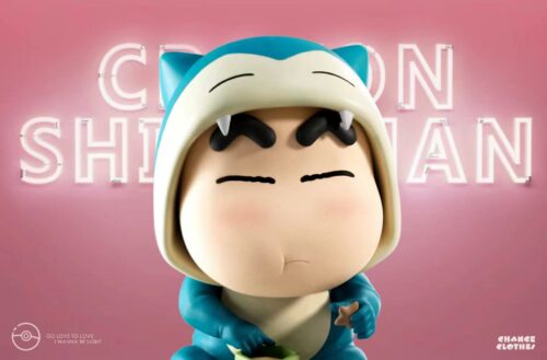 Snorlax Cosplay Shin-chan/ Shinnosuke Nohara - Crayon Shin-chan Pokemon Resin Statue - NPC Studios [Pre-Order] - Crayon Shin-chan, Pokemon