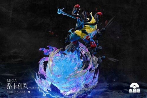 1/10 Scale Mega Evolution Series 001 Mega Lucario with LED - Pokemon Resin Statue - ZhenXinZhen Studios [Pre-Order] - Pokemon