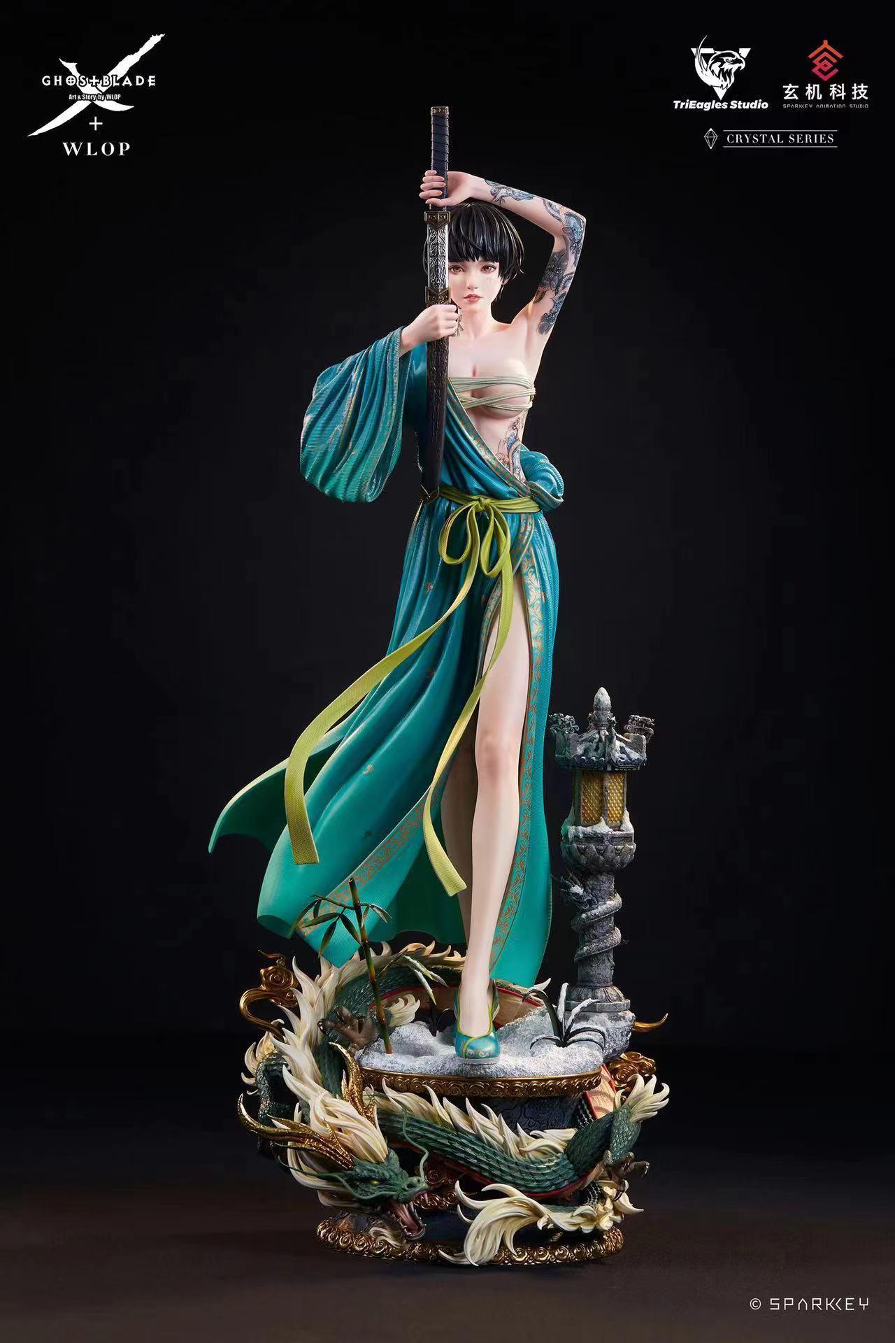 1/4 Scale Licensed Jade - Ghost Blade Resin Statue - TriEagles Studio [Pre-order] - Ghost Blade