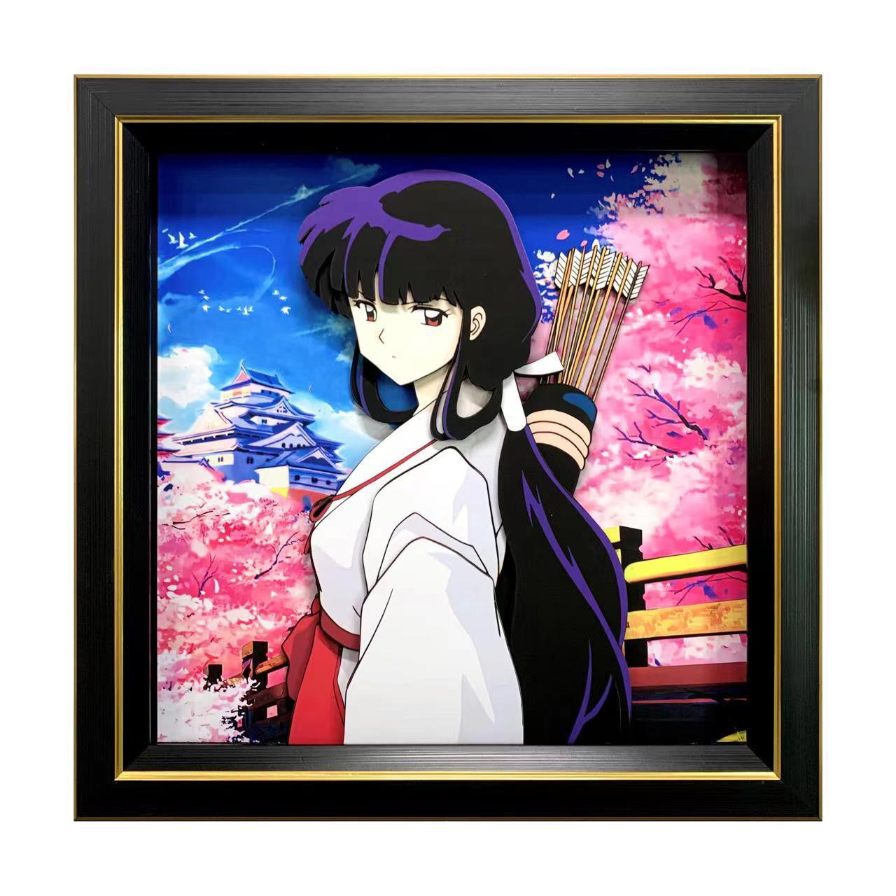3D Decorative Paint of Kikyō - Inuyasha Decorative Painting - momo Studio [In Stock] - InuYasha