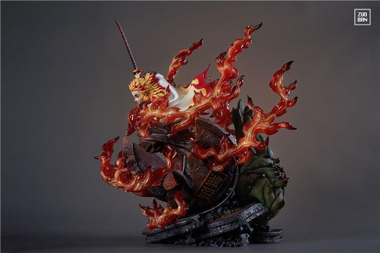 Flame Hashira Kyojuro Rengoku - Demon Slayer: Kimetsu no Yaiba Resin Statue - ZuoBan Studios [In Stock] - Demon Slayer: Kimetsu No Yaiba