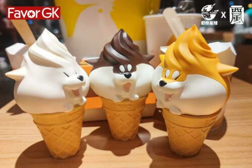 Ice Cream Ver. Wolfberry Dog - Original Design Resin Statue - Animal Planet Studios [Pre-order] - Funny Series