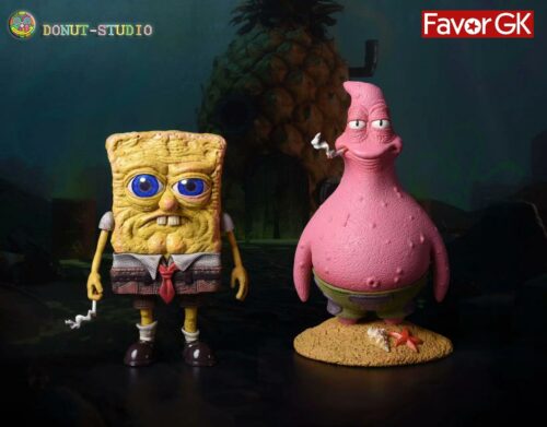 Old Ver. SpongeBob & Patrick Star - SpongeBob SquarePants Resin Statue - Donut Studio [Pre-Order] - SpongeBob SquarePants