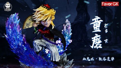 WCF Scale Doma with Scattering Lotuses - Demon Slayer : Kimetsu no Yaiba Resin Statue - Princekin Studio [In Stock] - Demon Slayer: Kimetsu No Yaiba