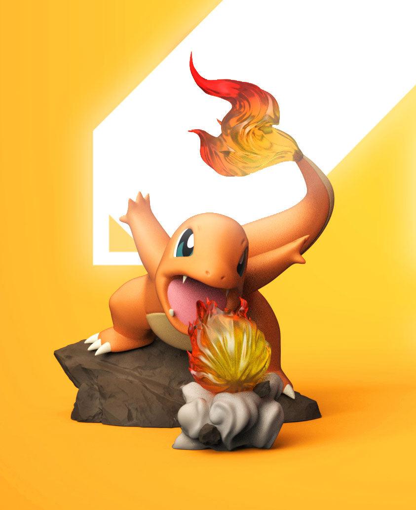 1/20 Scale World Zukan Original Colour Charizard Evolution Set - Pokemon Resin Statue - MZ Studio [Pre-Order] - 1/20 Scale, Pokemon, Zukan