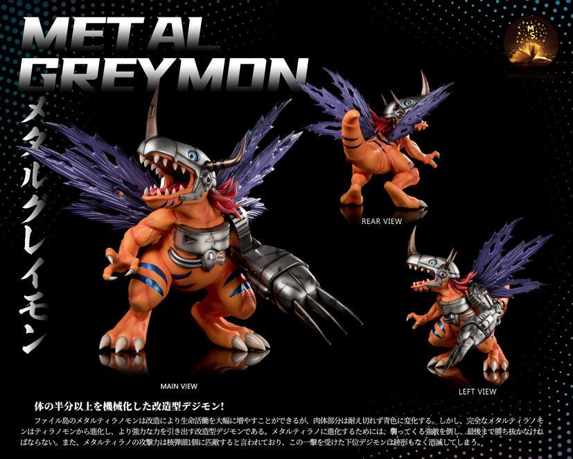 Metal Greymon - Digimon Resin Statue - MIMAN Studios [Pre-Order] - Digimon, Digital Monster