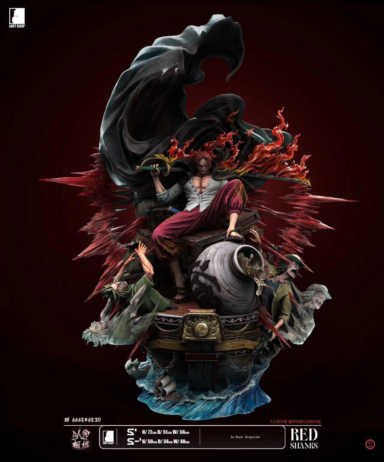 S & S- Scale Red-Haired Shanks - ONE PIECE Resin Statue - LAST SLEEP Studios [Pre-Order] - ONE PIECE