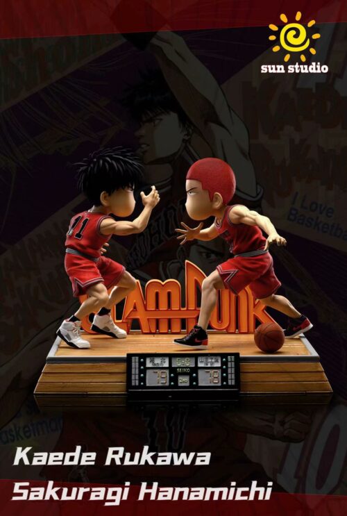 SD Scale Kaede Rukawa & Hanamichi Sakuragi - SLAM DUNK Resin Statue - sun Studio [Pre-Order] - Hanamichi Sakuragi, Kaede Rukawa, SLAM DUNK