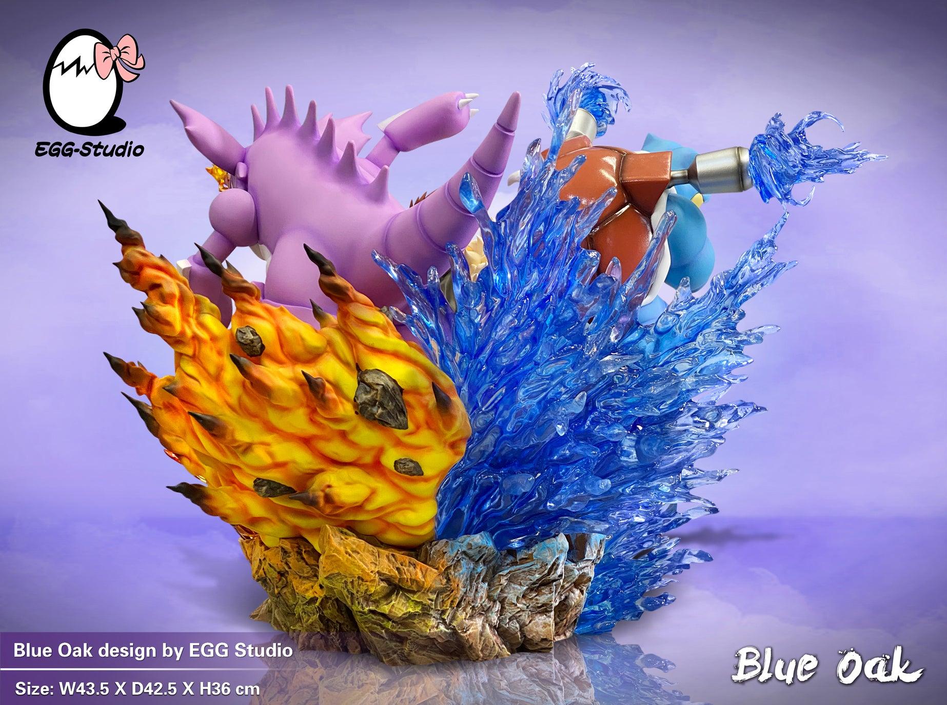 Blue Oak & his Pokemon - Pokemon Resin Statue - EGGS Studios [Pre-Order] - Pokemon