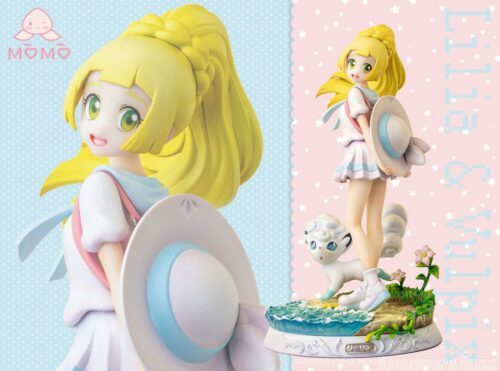 1/8 Scale Lillie & Alola Vulpix - Pokemon Resin Statue - MOMO Studio [Pre-Order] - Pokemon