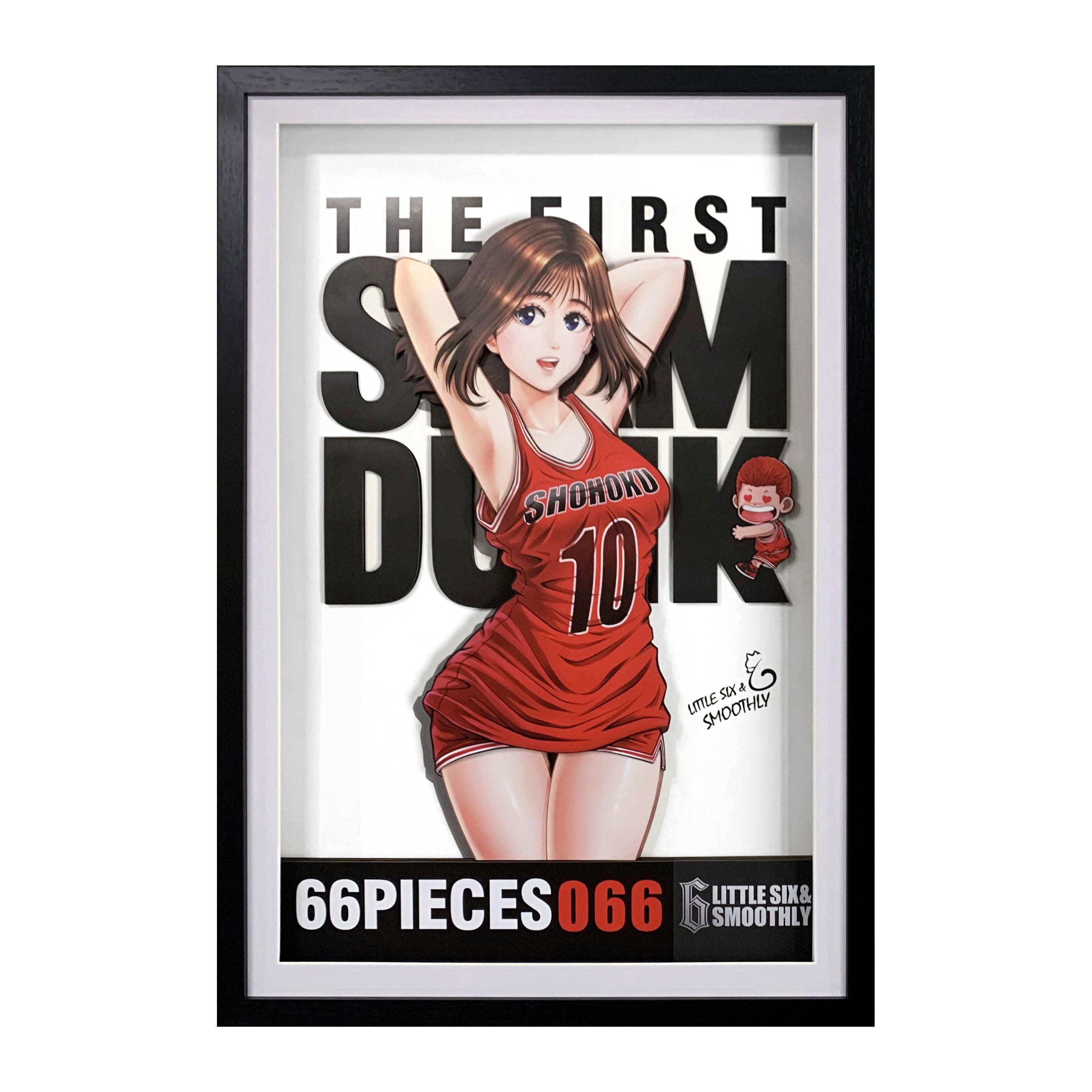 3D Decorative Paint of Haruko Akagi - SLAM DUNK Decorative Painting - momo Studio [Pre-Order] - SLAM DUNK