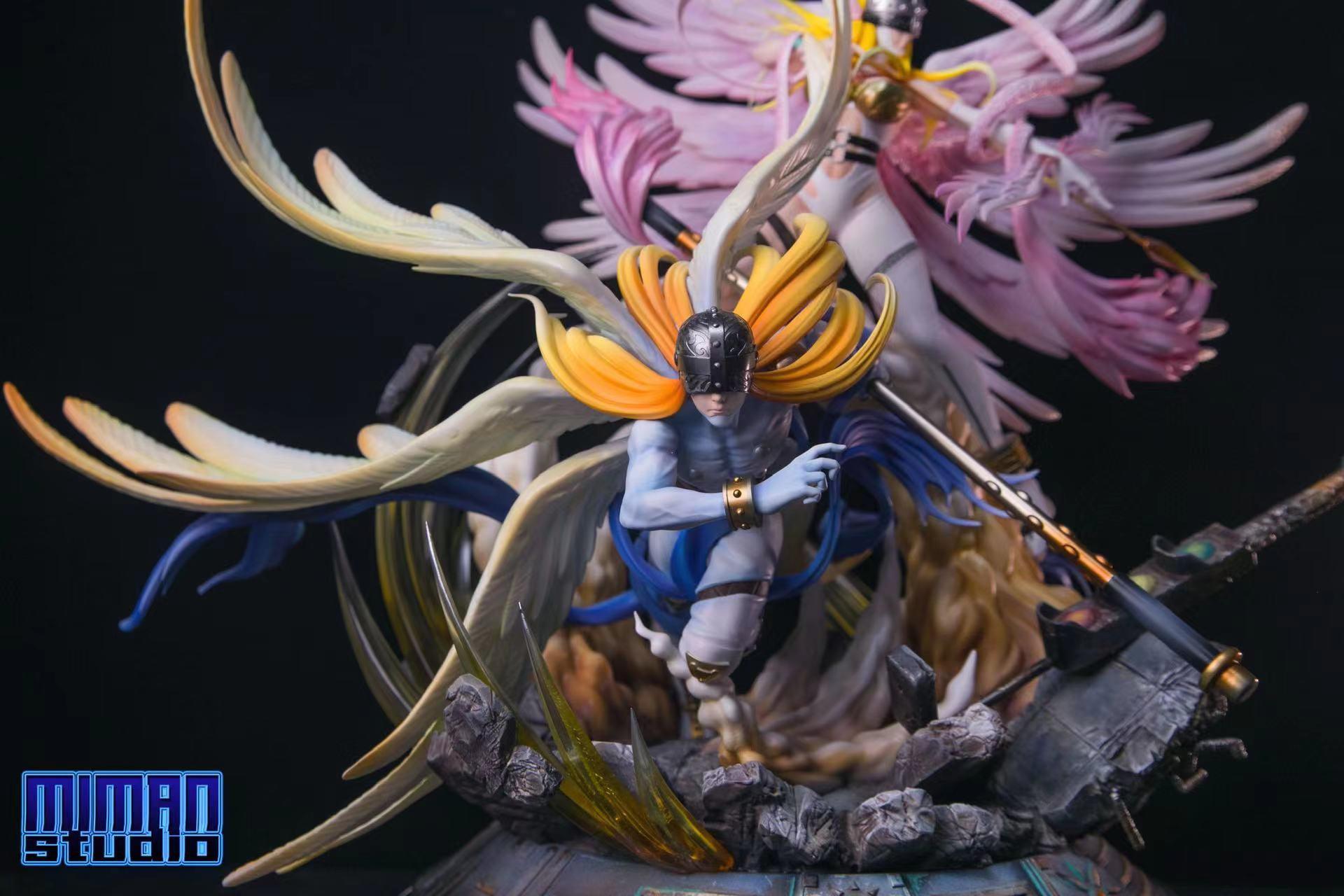 The Fetters of Angemon & Angewomon - Digimon Resin Statue - MIMAN Studios [Pre-Order] - Digimon