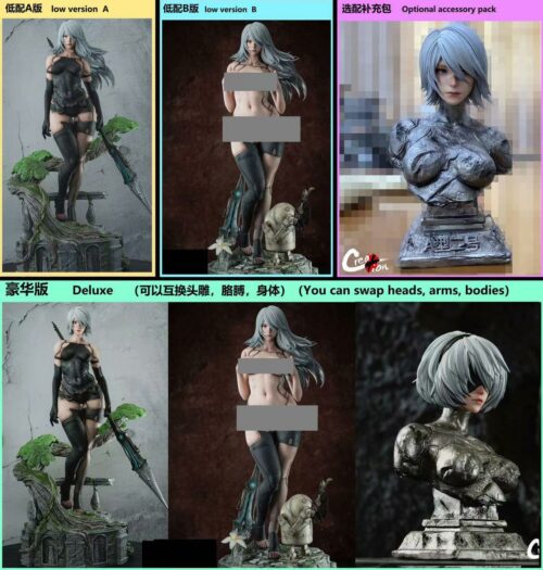 1/4 Scale YoRHa Type-A No.2 - NieR:Automata Resin Statue - Creation-Studios [Pre-Order] - NieR:Automata, R18, R18 Woman