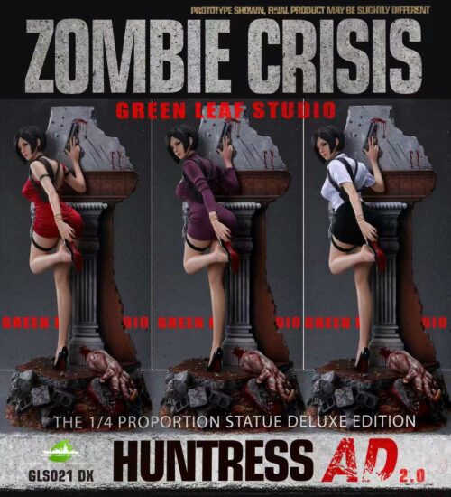 1/4 Scale AD 2.0 Remake - Zombie Crisis Huntress Resin Statue - Green Leaf Studios [Pre-Order] - Zombie Crisis Huntress
