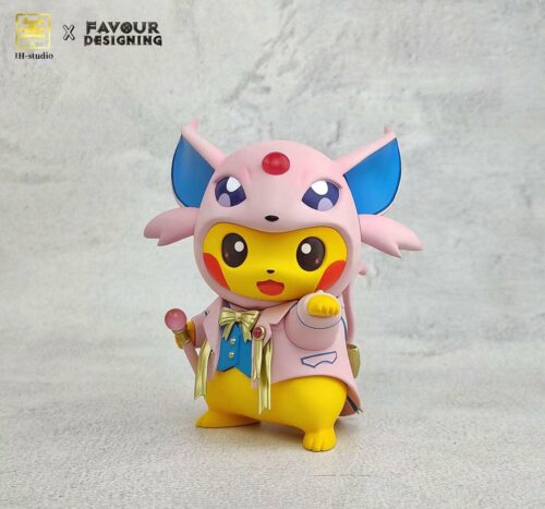 Eevee Cosplay Pikachu Series 004 Espeon Cosplay Pikachu - Pokemon Resin Statue - IH-Studio [Pre-Order] - Cosplay Pikachu, Pokemon